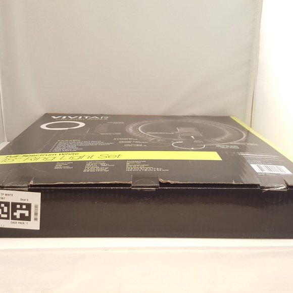 🛑Sold🛑 18" Ring Light Set  Remote Full Spectrum White VIVITAR Creator Ser - Picture 4 of 8